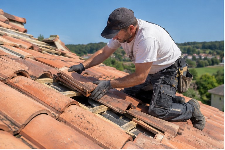Travaux de toiture à Bellevigne